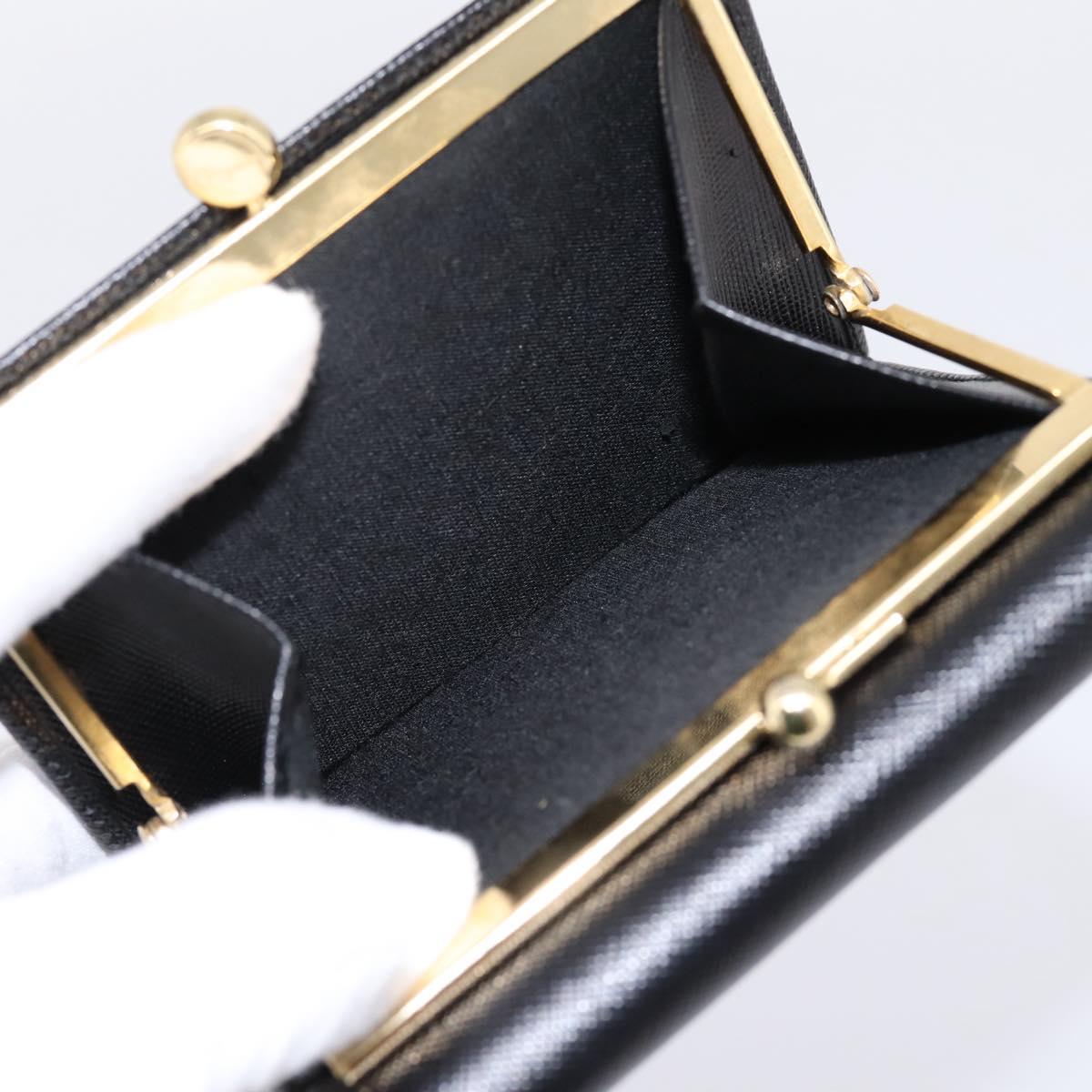 Salvatore Ferragamo Gancini Compact Trifold Wallet Leather Auth am12438V