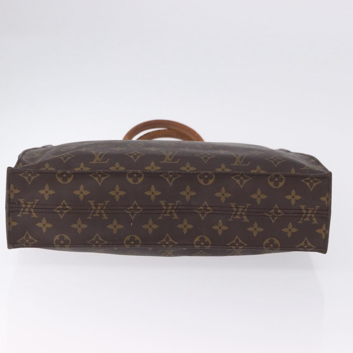 LOUIS VUITTON Monogram Sac Plat Hand Bag M51140 LV Auth am12439