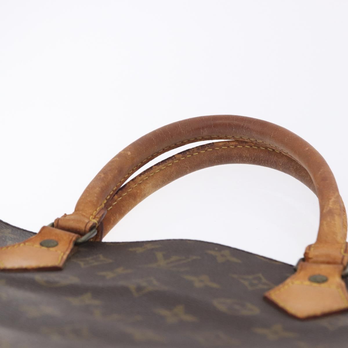 LOUIS VUITTON Monogram Sac Plat Hand Bag M51140 LV Auth am12439