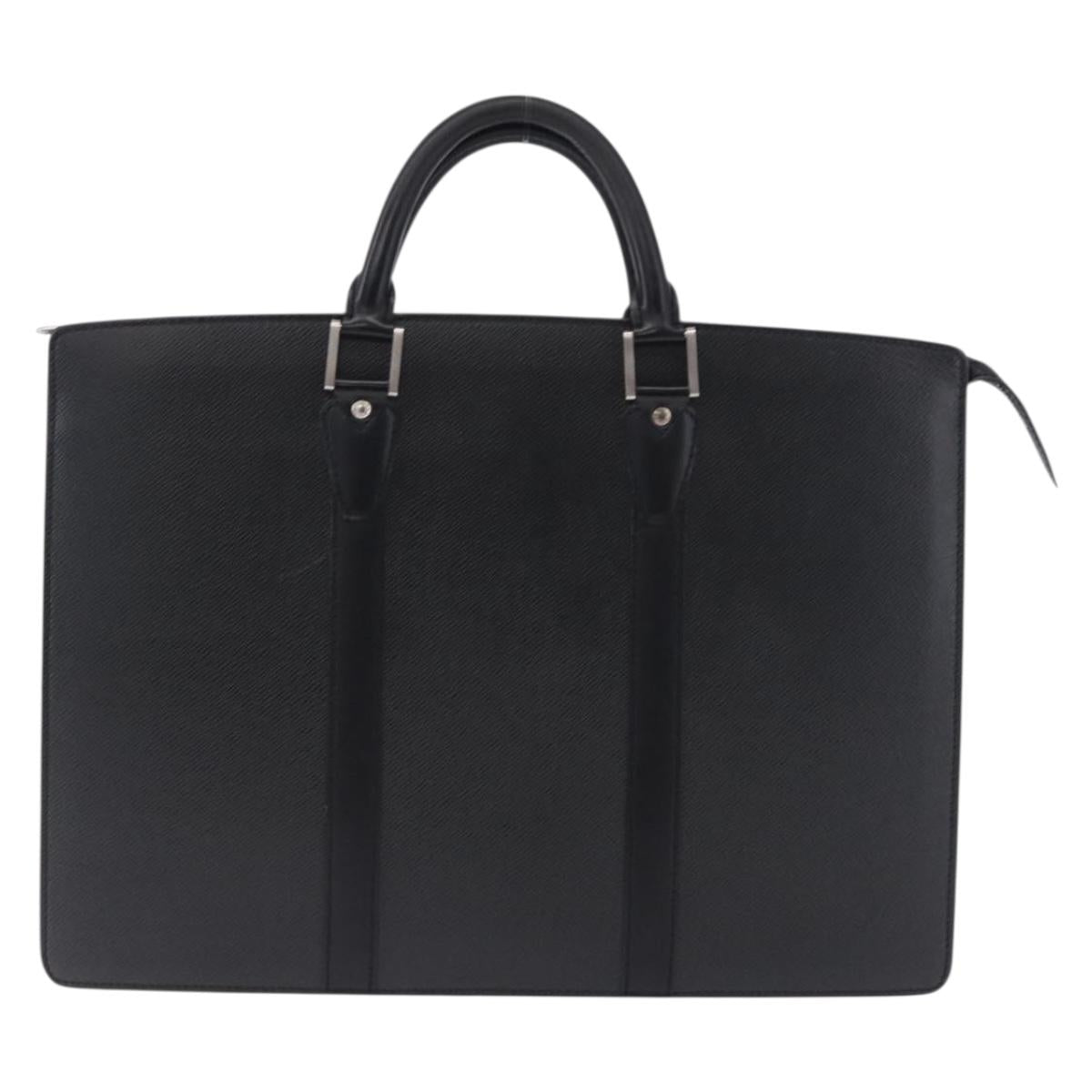 LOUIS VUITTON Taiga Porte Documents Rozan Bag Ardoise M30052 LV Auth am12442