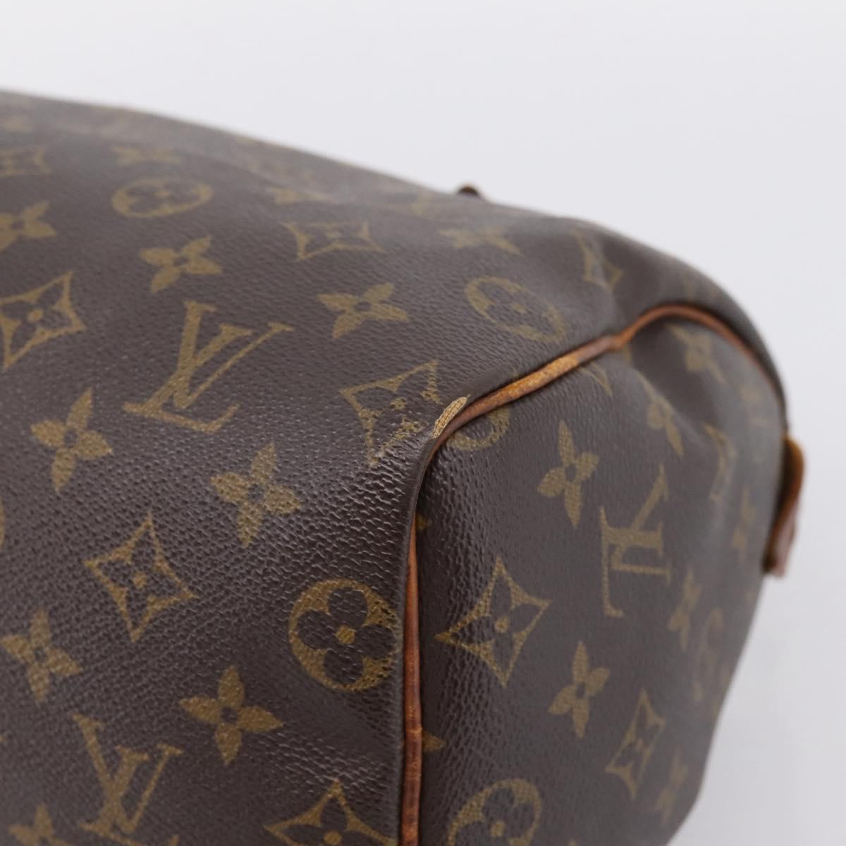 LOUIS VUITTON Monogram Speedy 25 Hand Bag M41528 LV Auth am12443