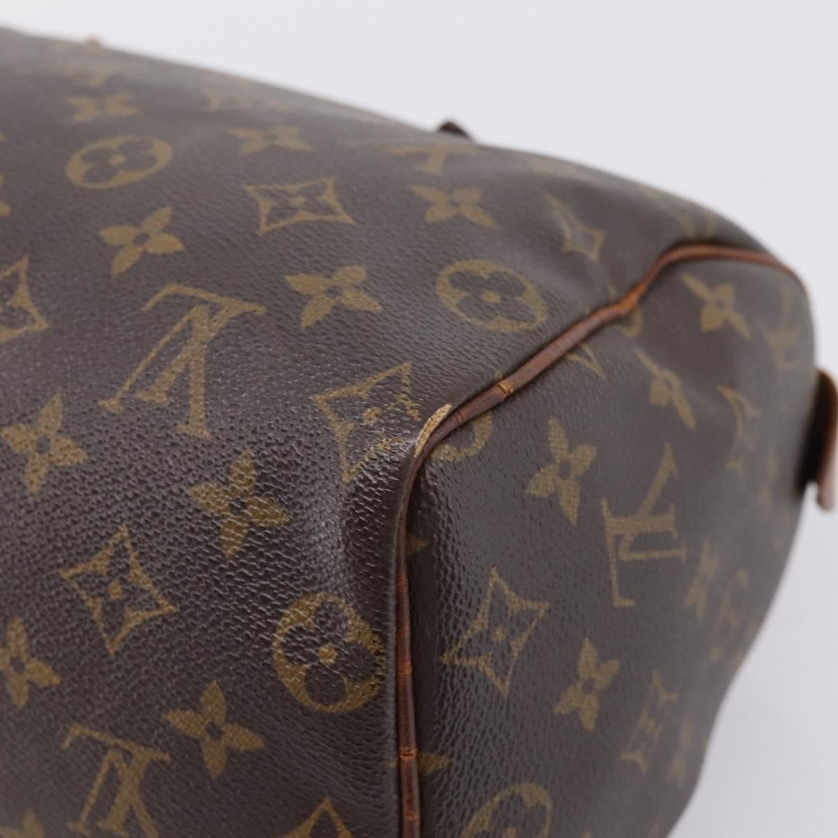 LOUIS VUITTON Monogram Speedy 25 Hand Bag M41528 LV Auth am12443