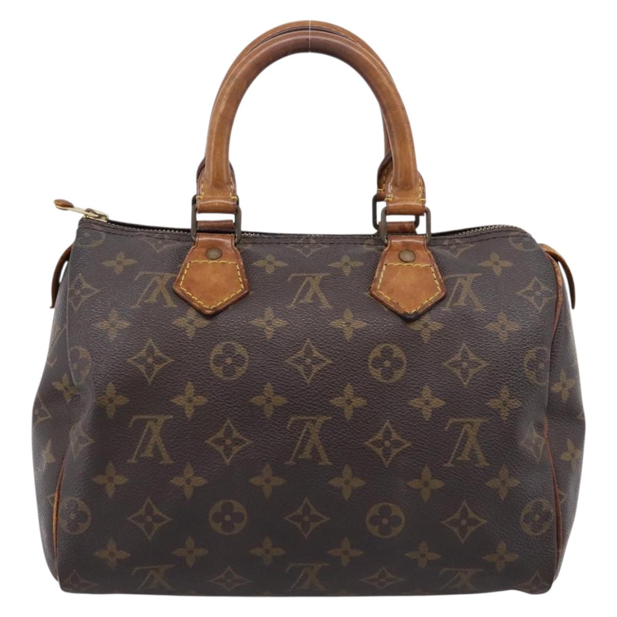 LOUIS VUITTON Monogram Speedy 25 Hand Bag M41528 LV Auth am12443