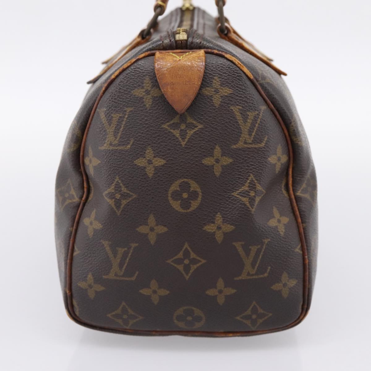 LOUIS VUITTON Monogram Speedy 25 Hand Bag M41528 LV Auth am12443
