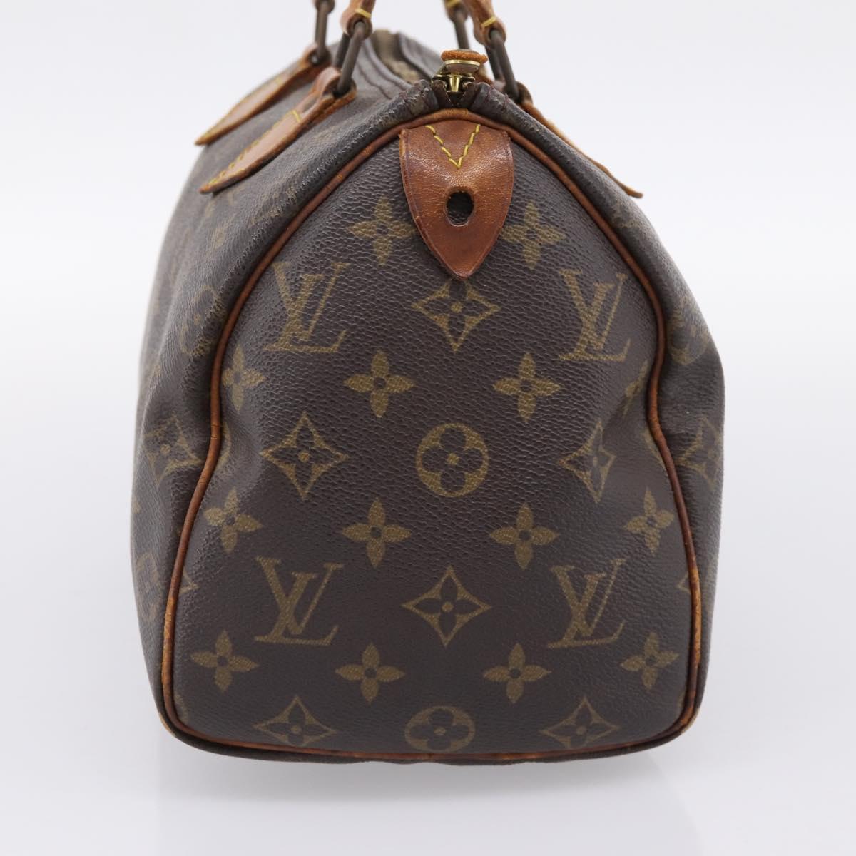 LOUIS VUITTON Monogram Speedy 25 Hand Bag M41528 LV Auth am12443