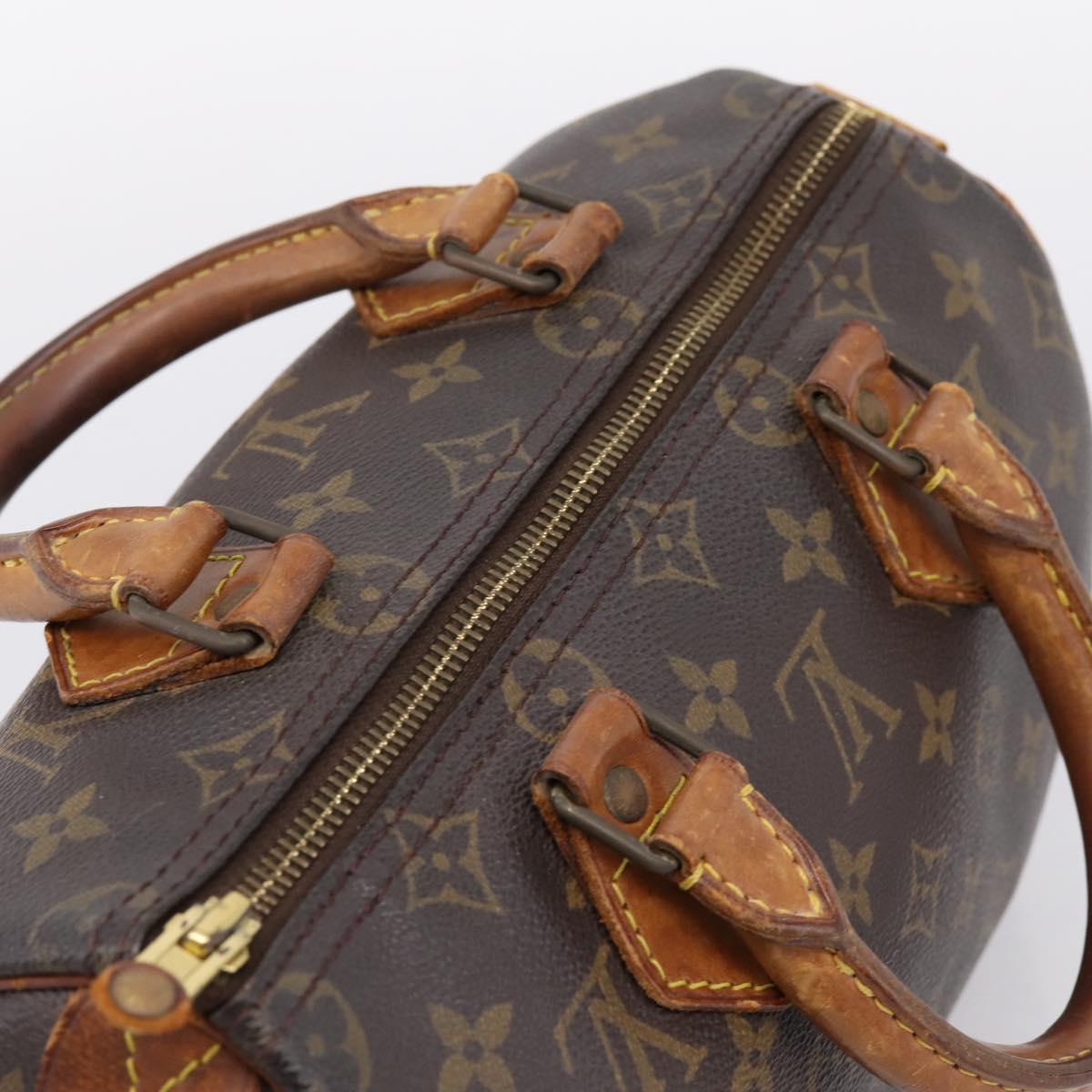 LOUIS VUITTON Monogram Speedy 25 Hand Bag M41528 LV Auth am12443