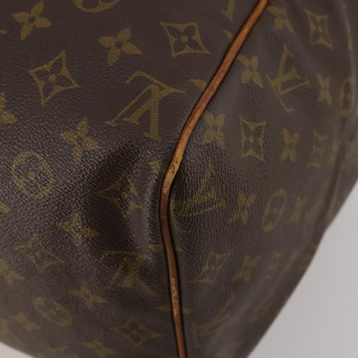 LOUIS VUITTON Monogram Sac Souple 35 Boston Bag M41626 LV Auth am12447