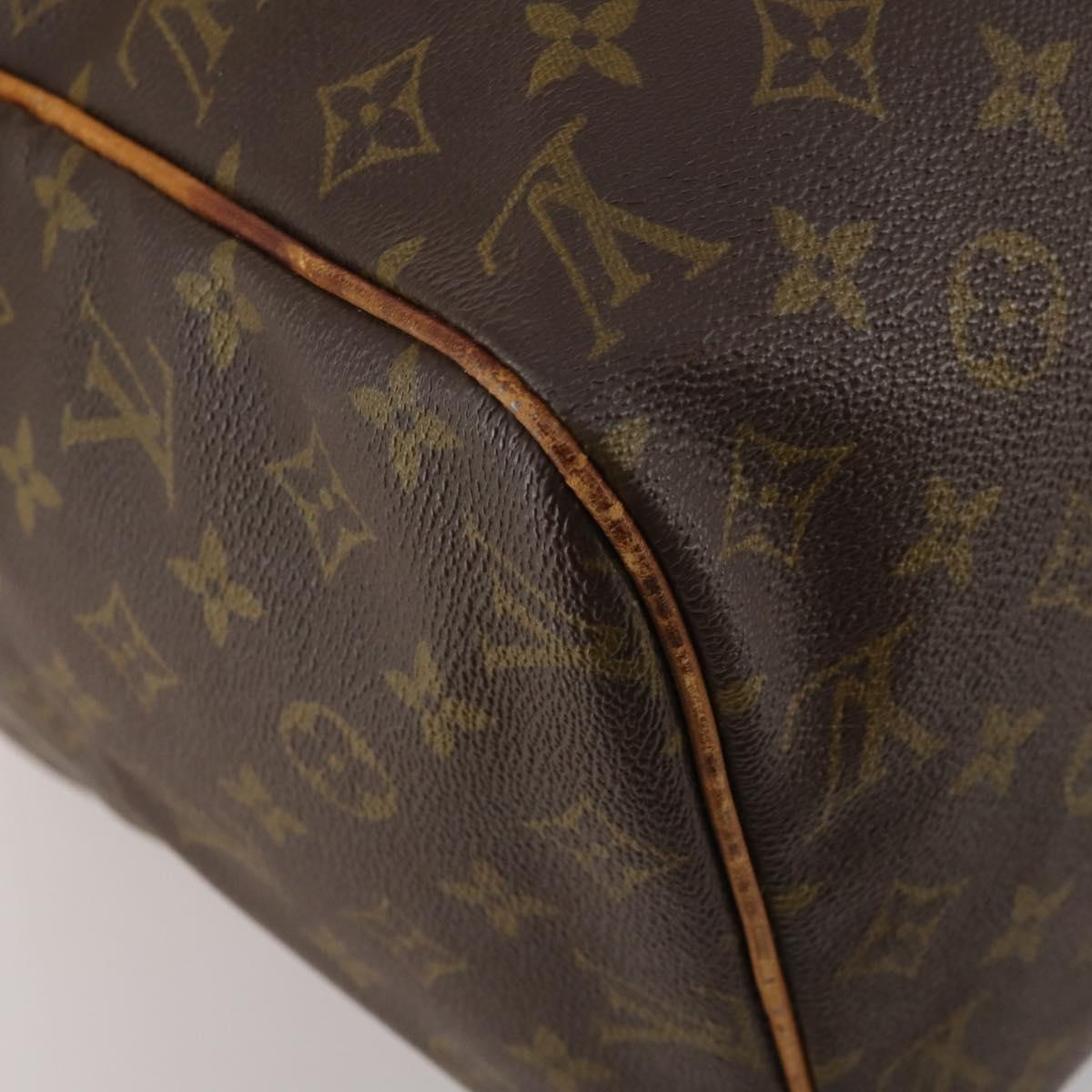 LOUIS VUITTON Monogram Sac Souple 35 Boston Bag M41626 LV Auth am12447