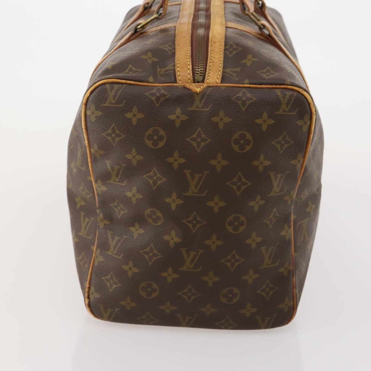 LOUIS VUITTON Monogram Sac Souple 35 Boston Bag M41626 LV Auth am12447