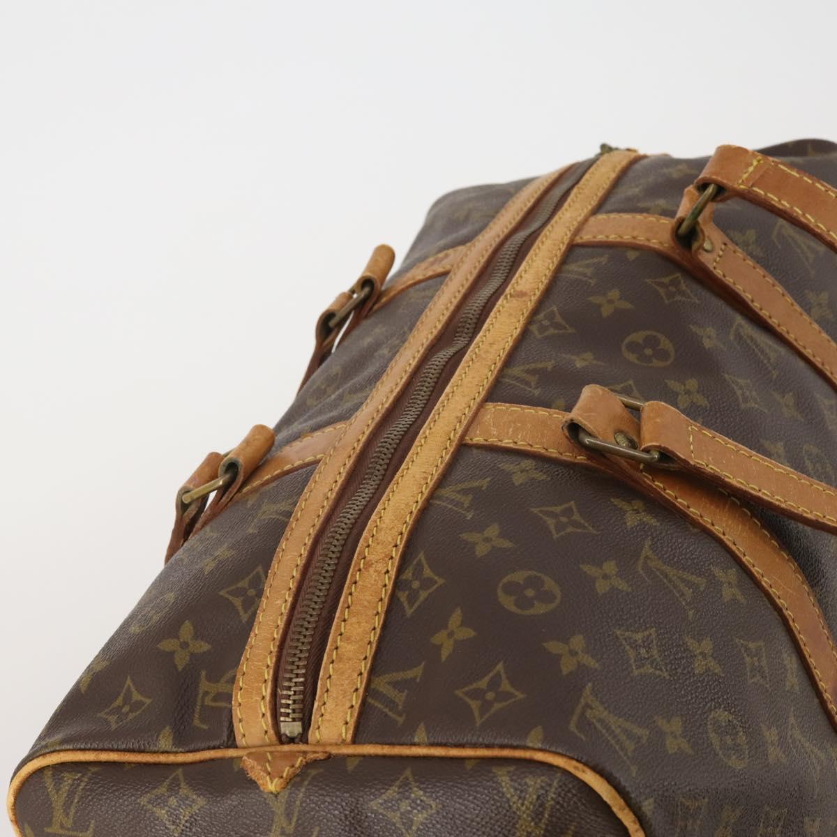 LOUIS VUITTON Monogram Sac Souple 35 Boston Bag M41626 LV Auth am12447