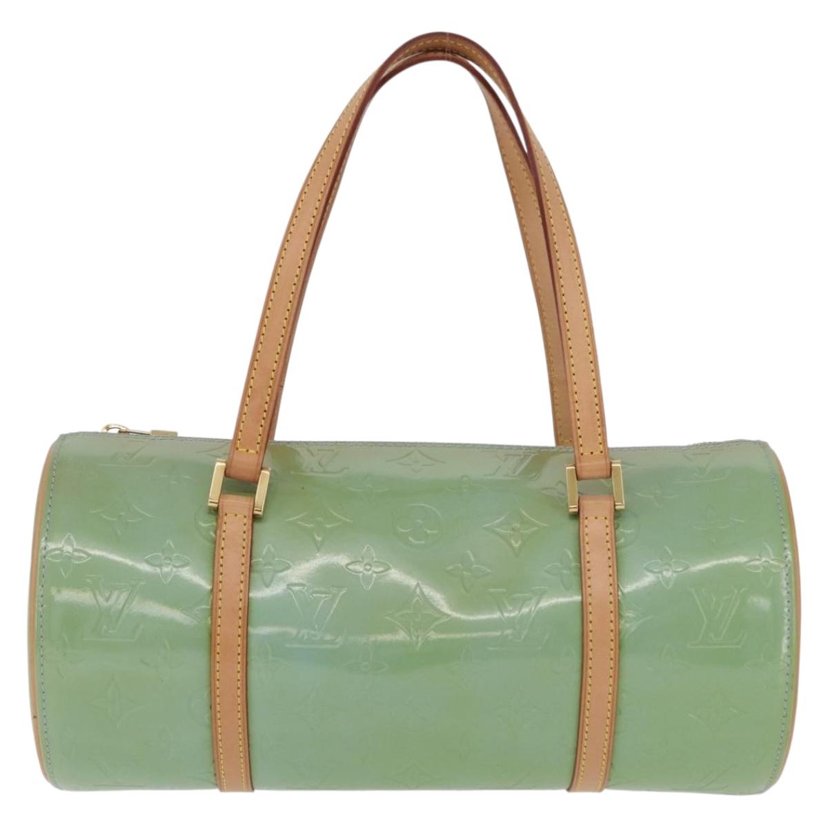 LOUIS VUITTON Monogram Vernis Bedford Hand Bag Baby Blue M91007 LV Auth am12460V