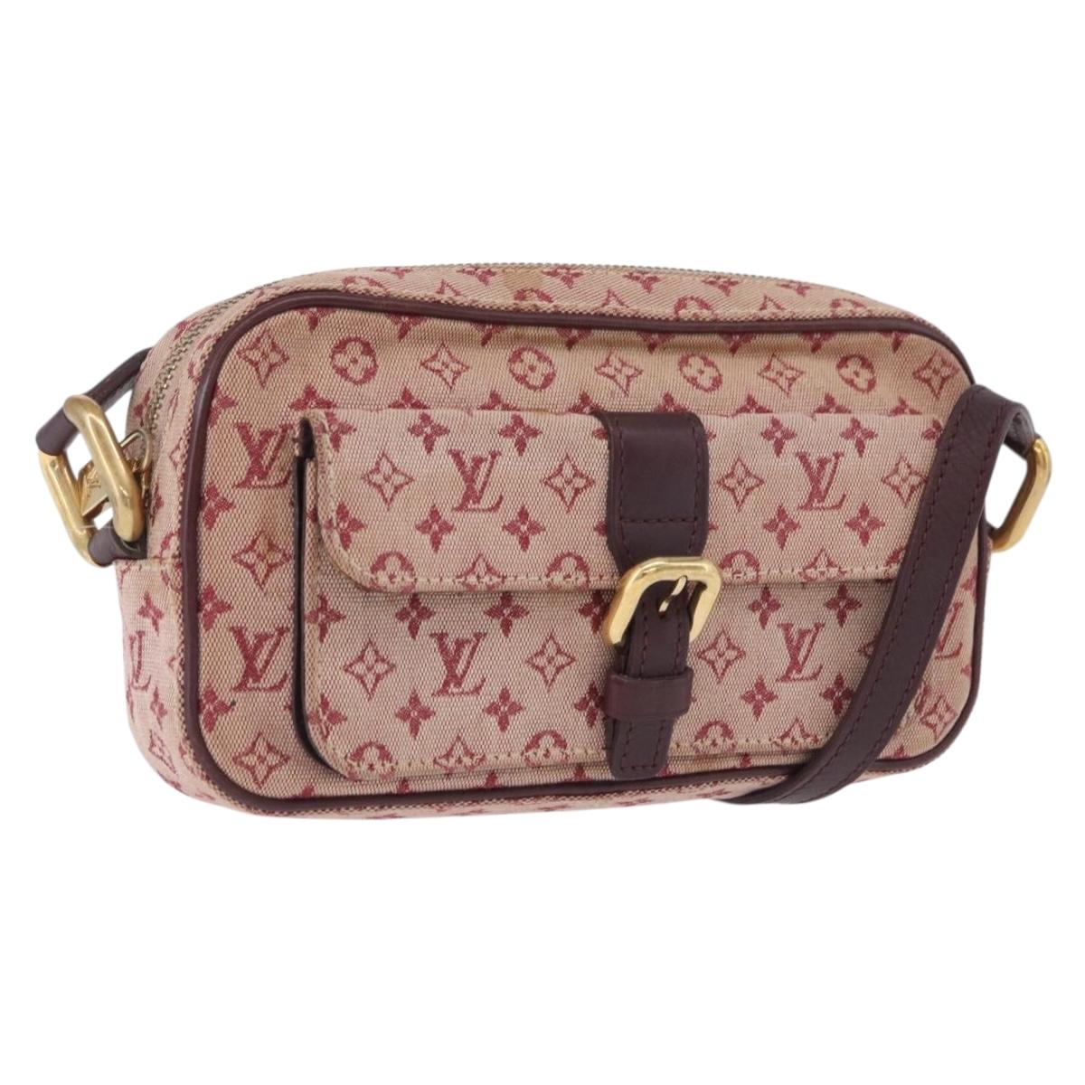LOUIS VUITTON Monogram Mini Juliet MM Shoulder Bag Red M92219 LV Auth am12469