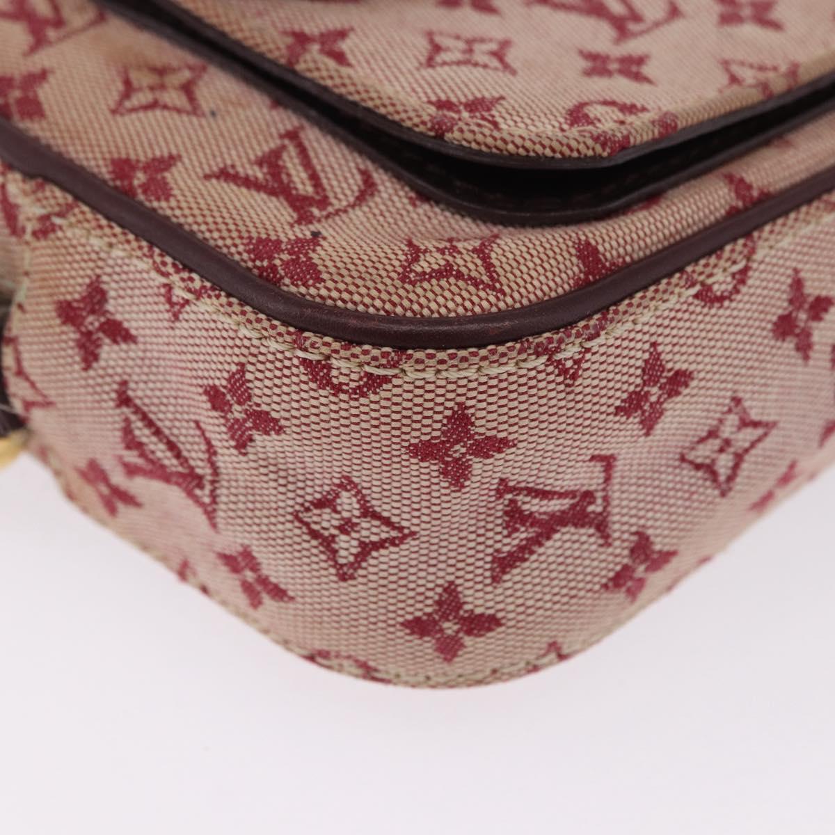 LOUIS VUITTON Monogram Mini Juliet MM Shoulder Bag Red M92219 LV Auth am12469