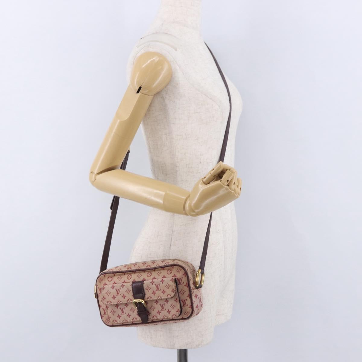 LOUIS VUITTON Monogram Mini Juliet MM Shoulder Bag Red M92219 LV Auth am12469