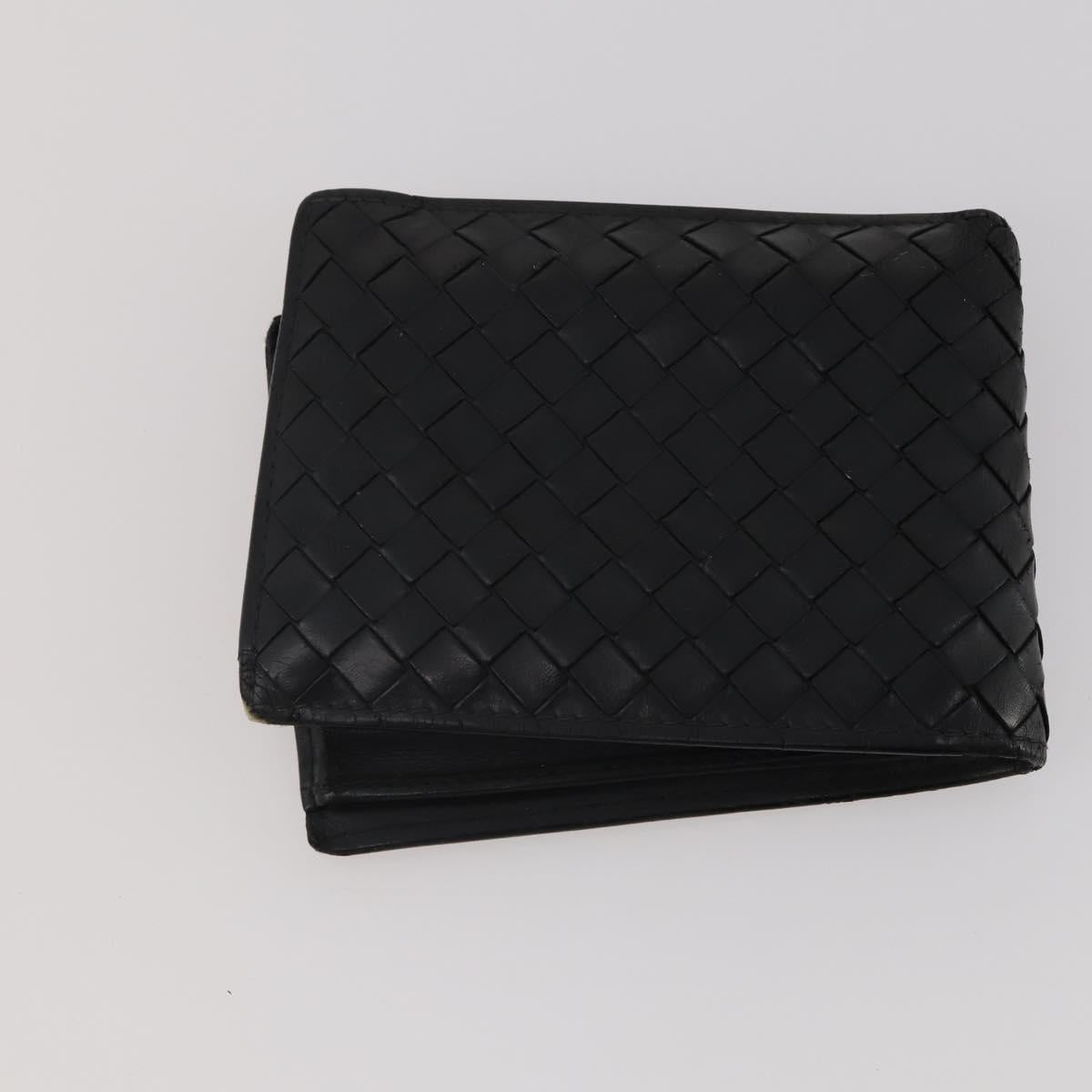 GUCCI Pouch Wallet GG Leather Canvas 6 Set Beige Black Auth am12473