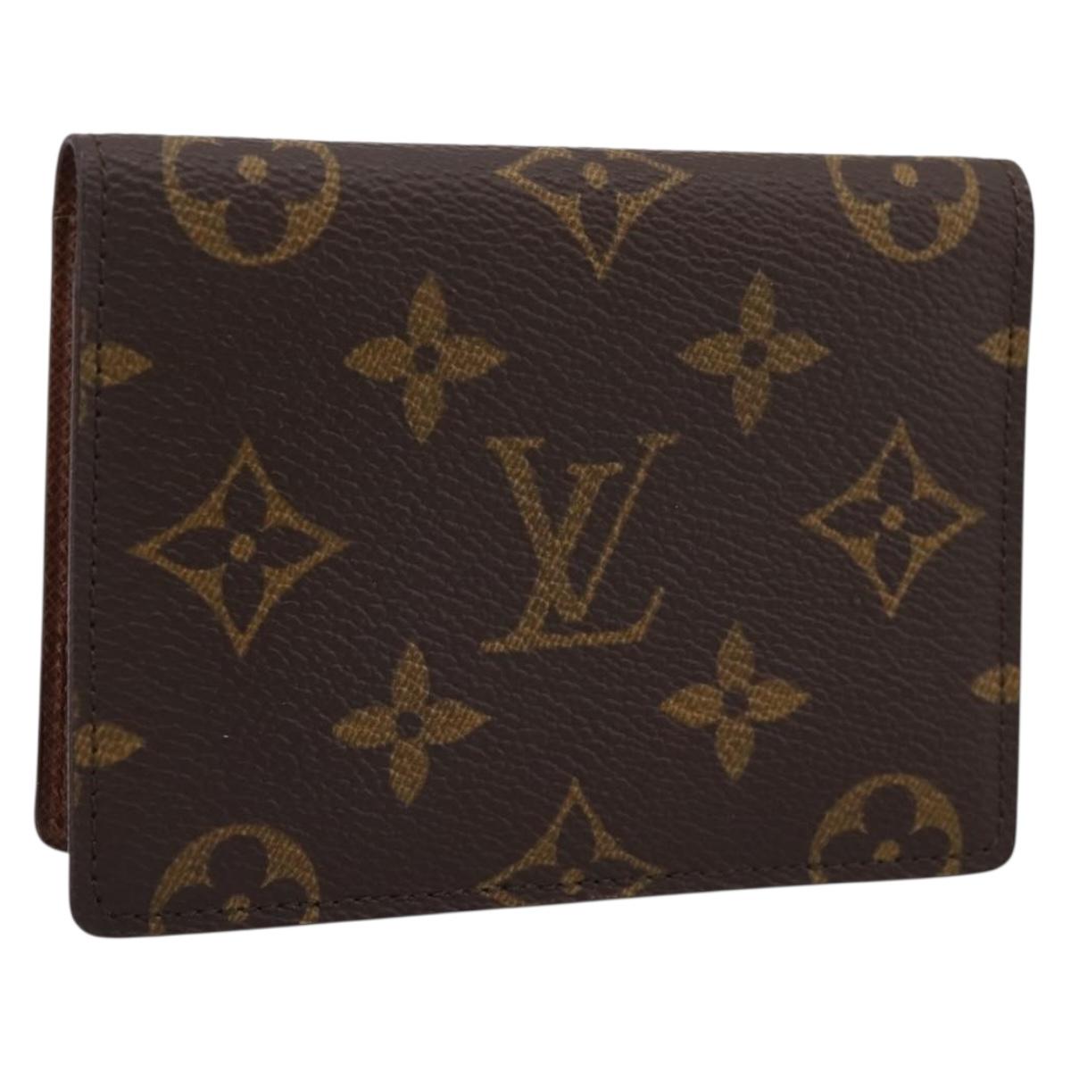 LOUIS VUITTON Monogram Porte 2 Cult Vertical Pass Case M60533 LV Auth am12483V