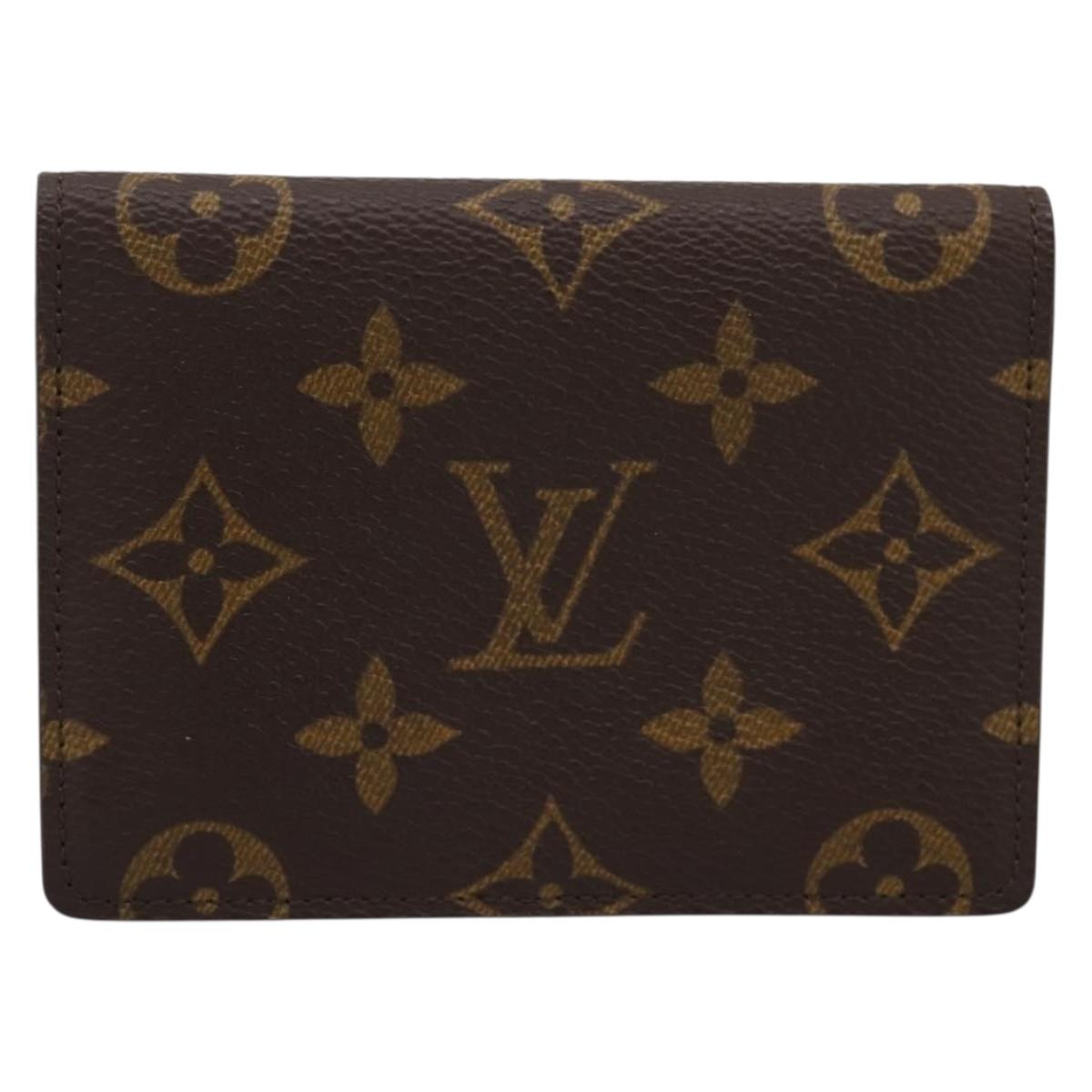 LOUIS VUITTON Monogram Porte 2 Cult Vertical Pass Case M60533 LV Auth am12483V
