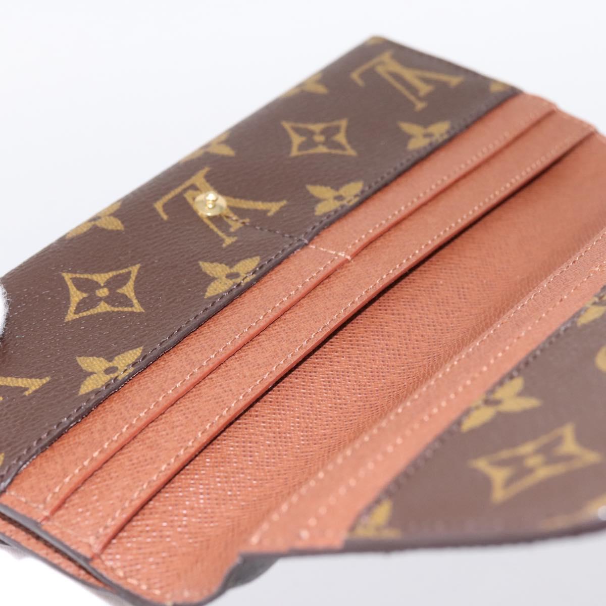 LOUIS VUITTON Monogram Portefeuille Louise Long Wallet M60460 LV Auth am12490V