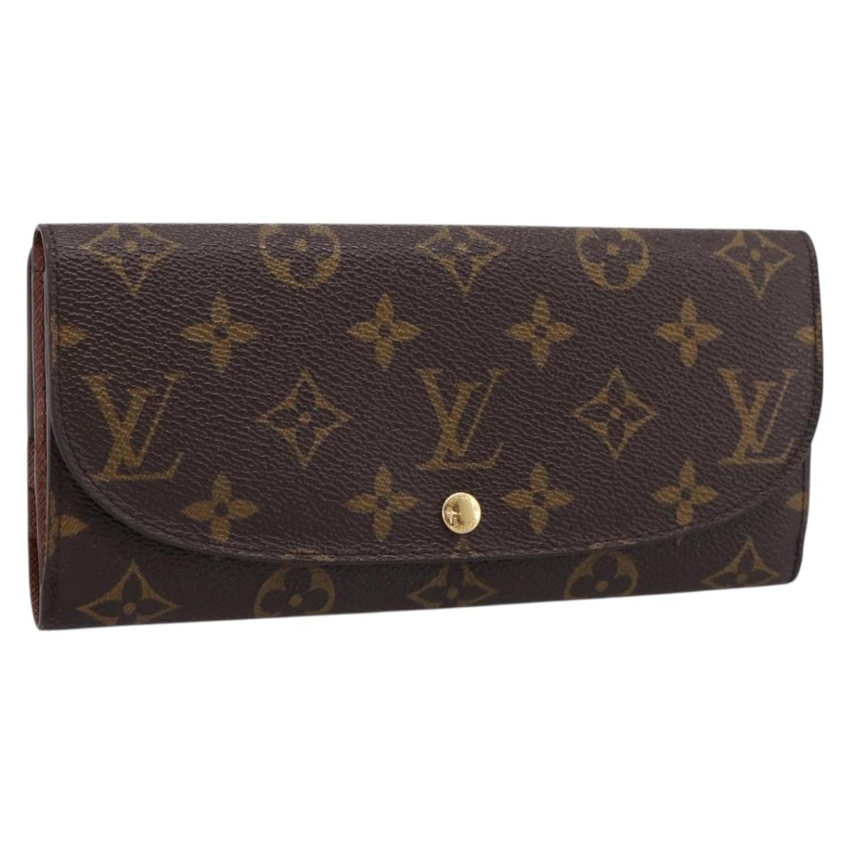 LOUIS VUITTON Monogram Portefeuille Louise Long Wallet M60460 LV Auth am12490V