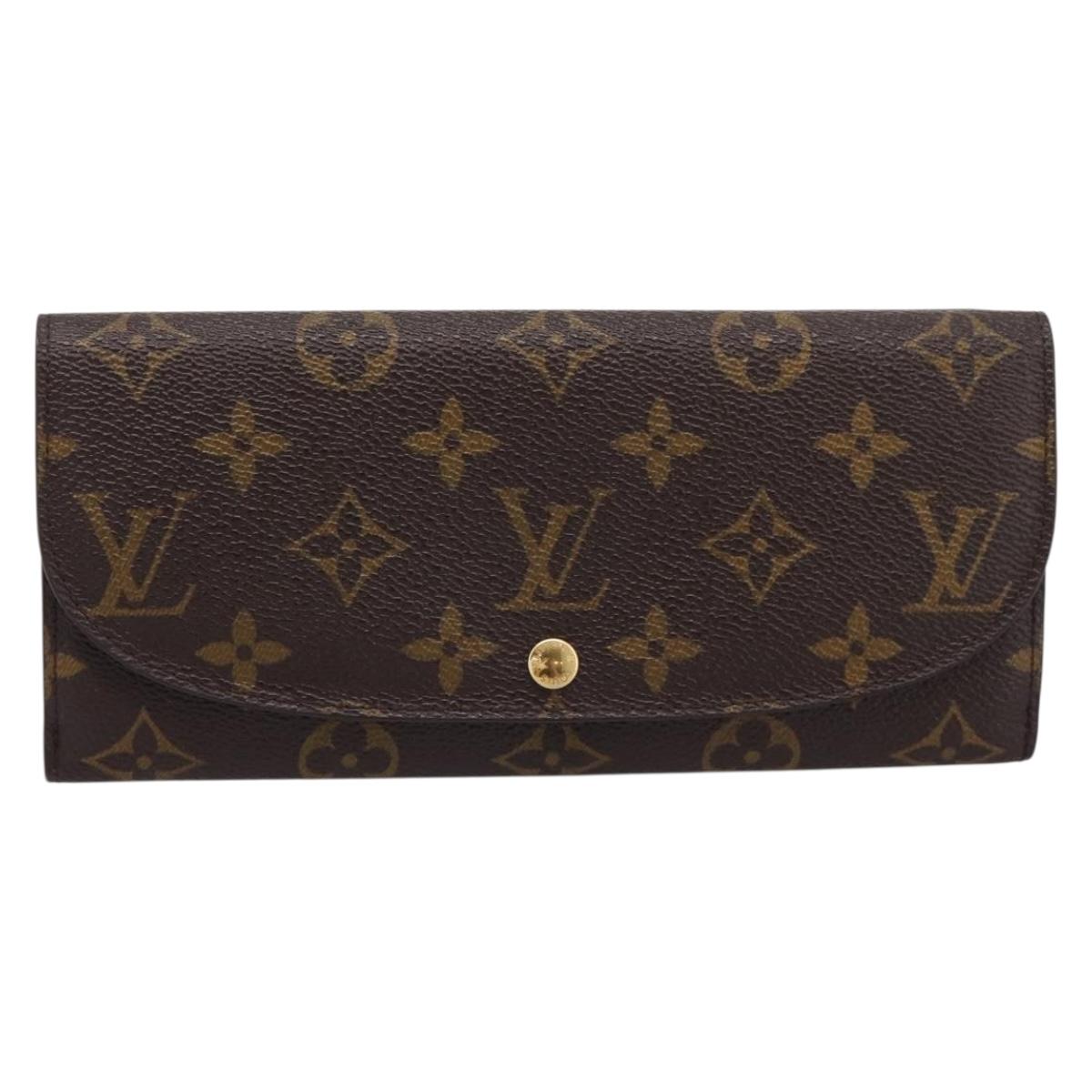 LOUIS VUITTON Monogram Portefeuille Louise Long Wallet M60460 LV Auth am12490V