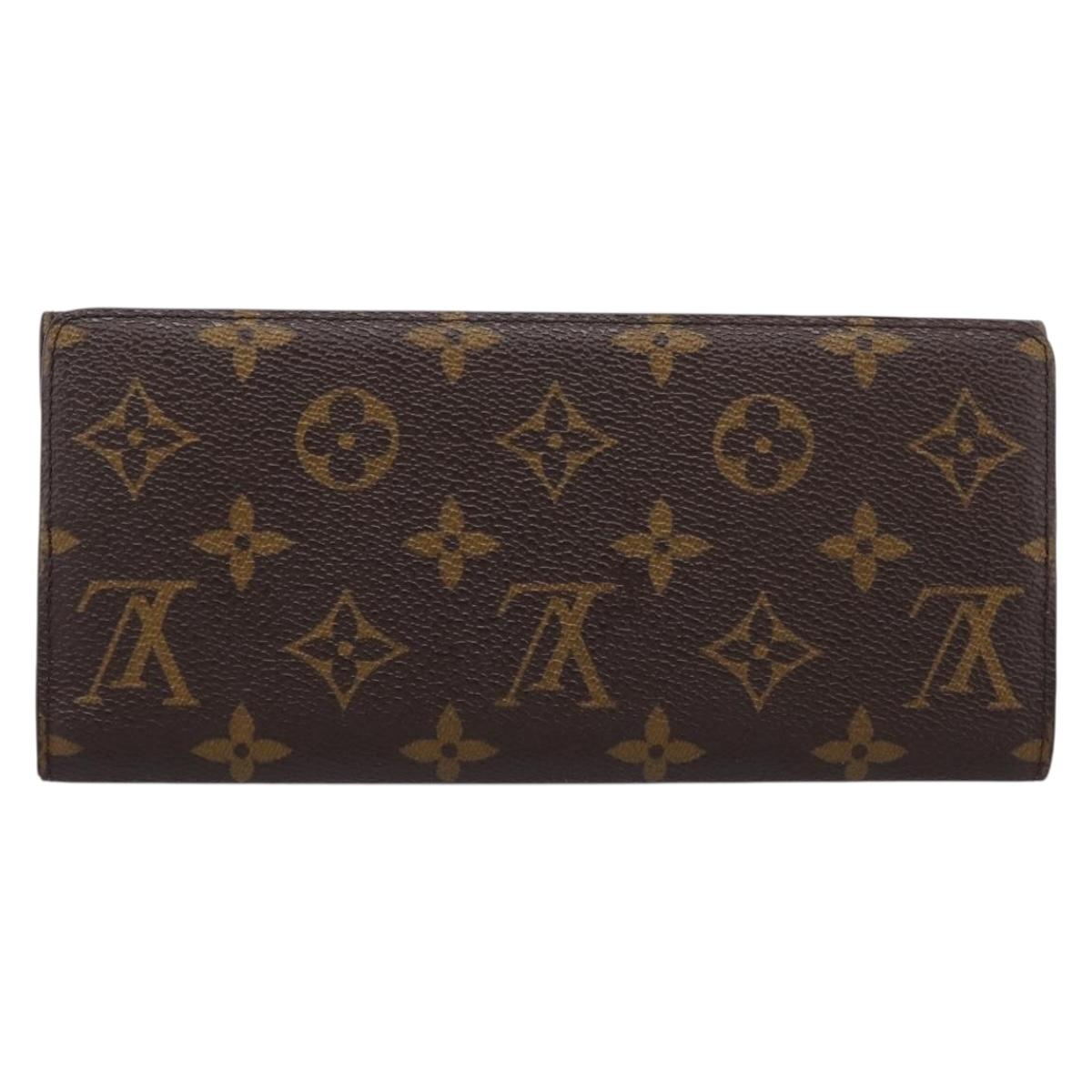 LOUIS VUITTON Monogram Portefeuille Louise Long Wallet M60460 LV Auth am12490V