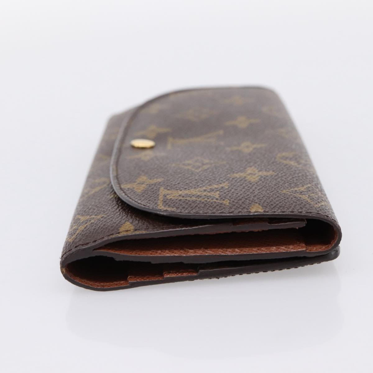 LOUIS VUITTON Monogram Portefeuille Louise Long Wallet M60460 LV Auth am12490V