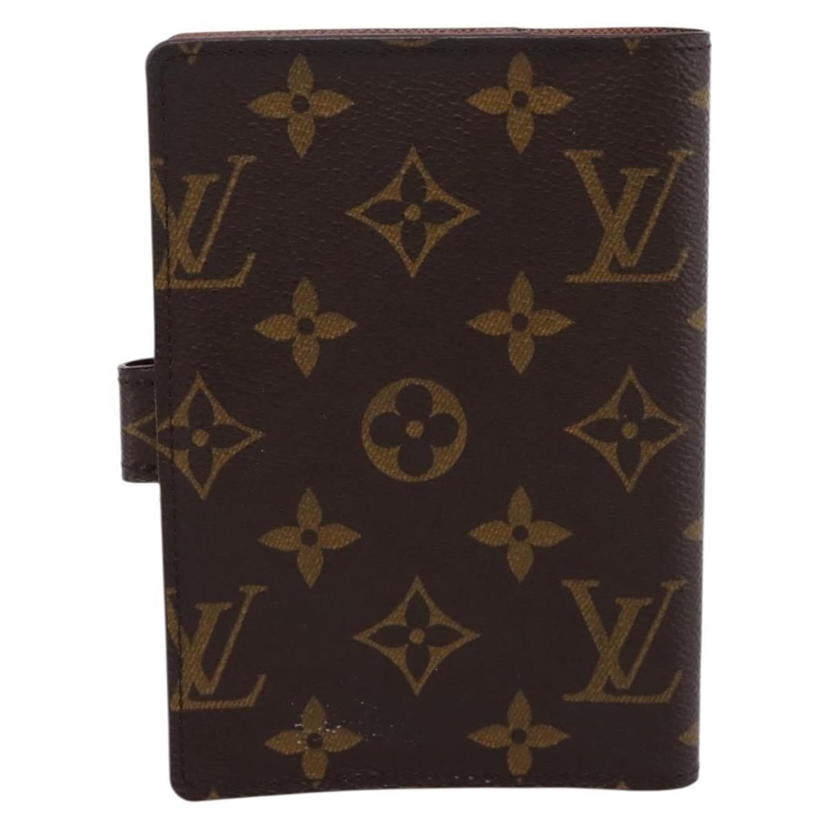 LOUIS VUITTON Monogram Agenda PM Day Planner Cover R20005 LV Auth am12492V