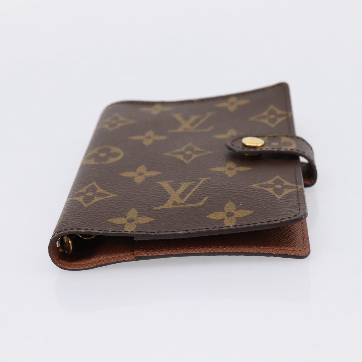 LOUIS VUITTON Monogram Agenda PM Day Planner Cover R20005 LV Auth am12492V