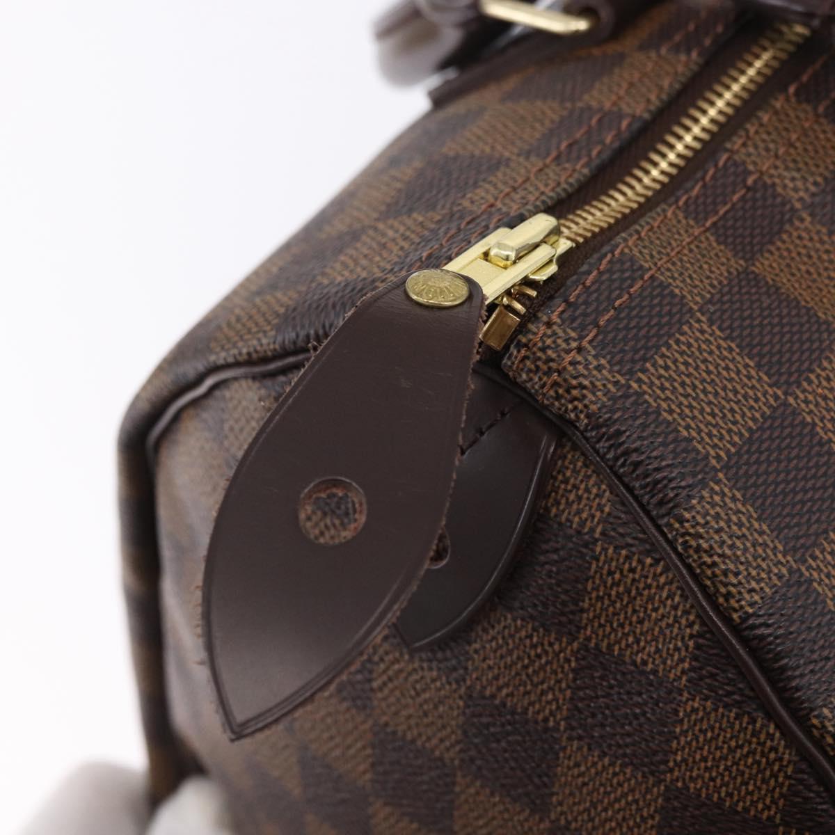 LOUIS VUITTON Damier Ebene Speedy 30 Hand Bag N41364 LV Auth am12493V