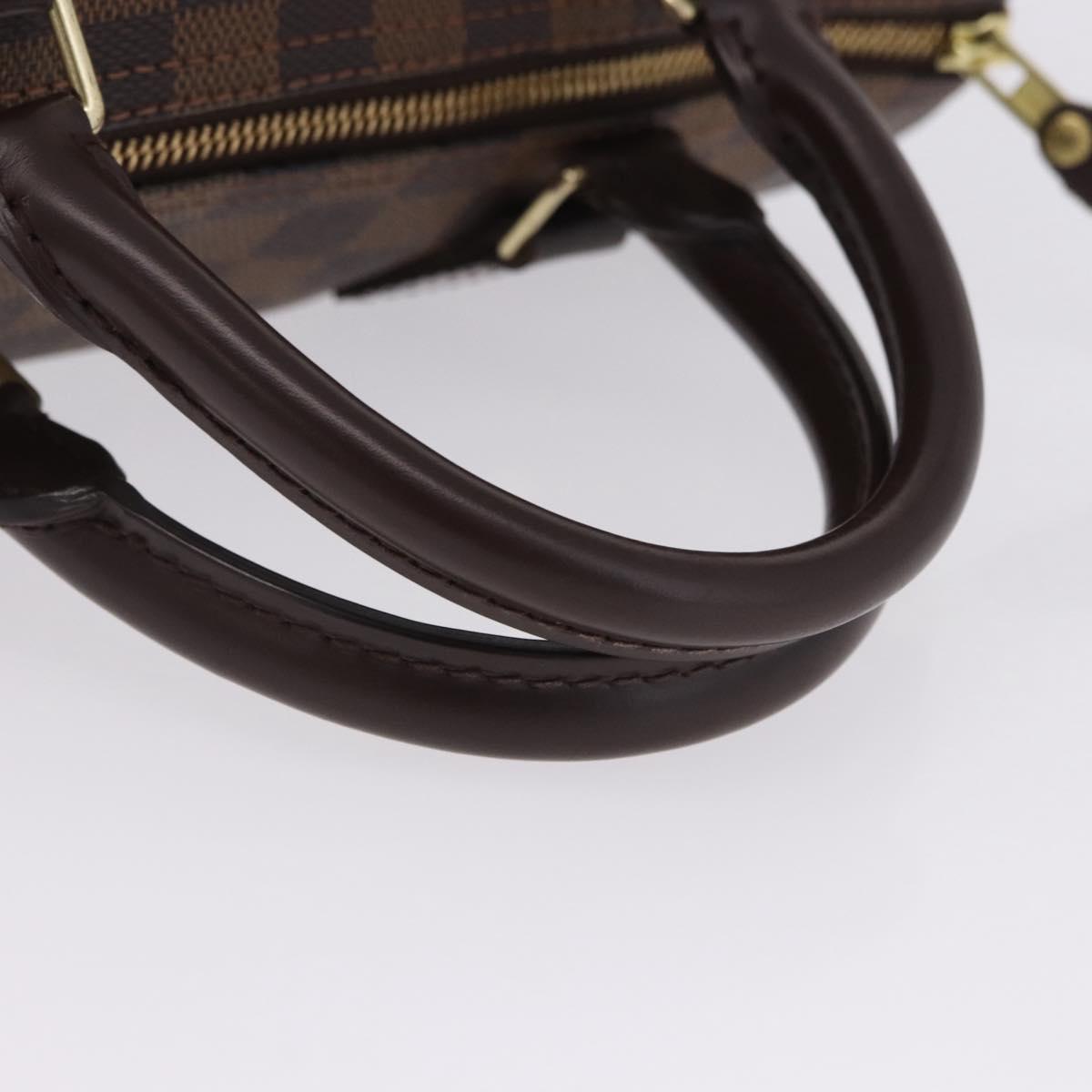 LOUIS VUITTON Damier Ebene Speedy 30 Hand Bag N41364 LV Auth am12493V