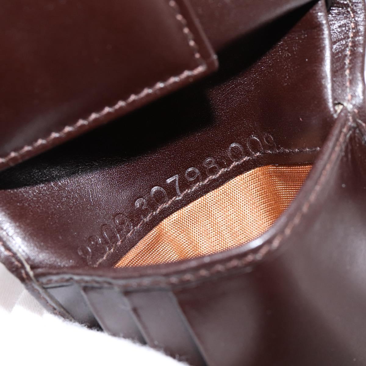 FENDI Zucca Canvas Bifold Wallet Brown Auth am12503V