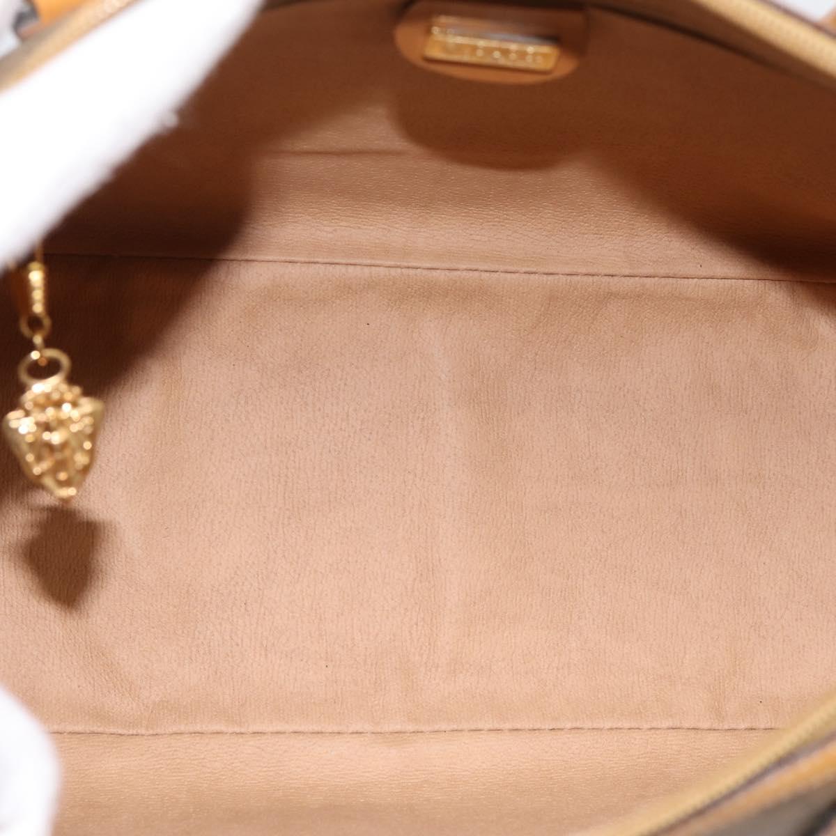 GUCCI Micro GG Supreme Bag PVC Leather 2way Beige Gold 002 25 0033 Auth am12515A