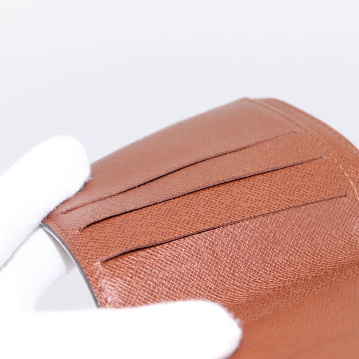LOUIS VUITTON Monogram Compact Zip Wallet M61667 LV Auth am12518V