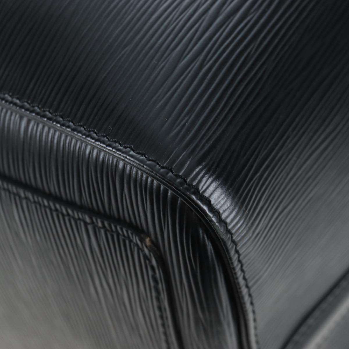 LOUIS VUITTON Epi Keepall 45 Boston Bag Black M42972 LV Auth am12520SAV