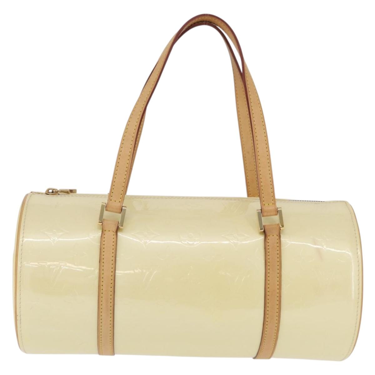 LOUIS VUITTON Monogram Vernis Bedford Hand Bag Perle M91006 LV Auth am12522V