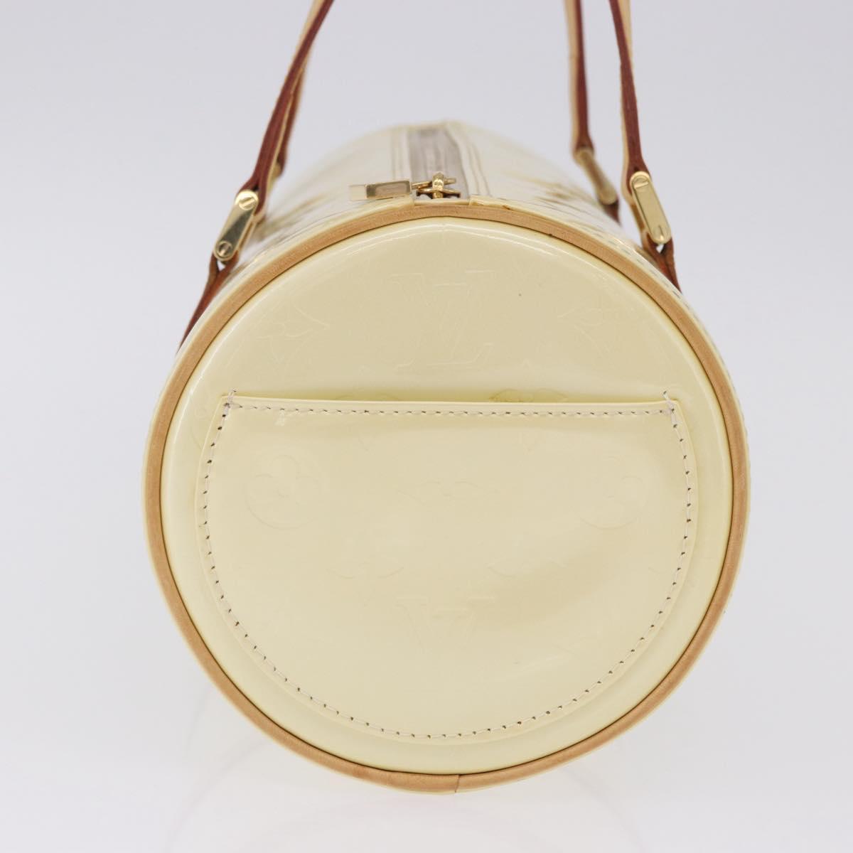 LOUIS VUITTON Monogram Vernis Bedford Hand Bag Perle M91006 LV Auth am12522V