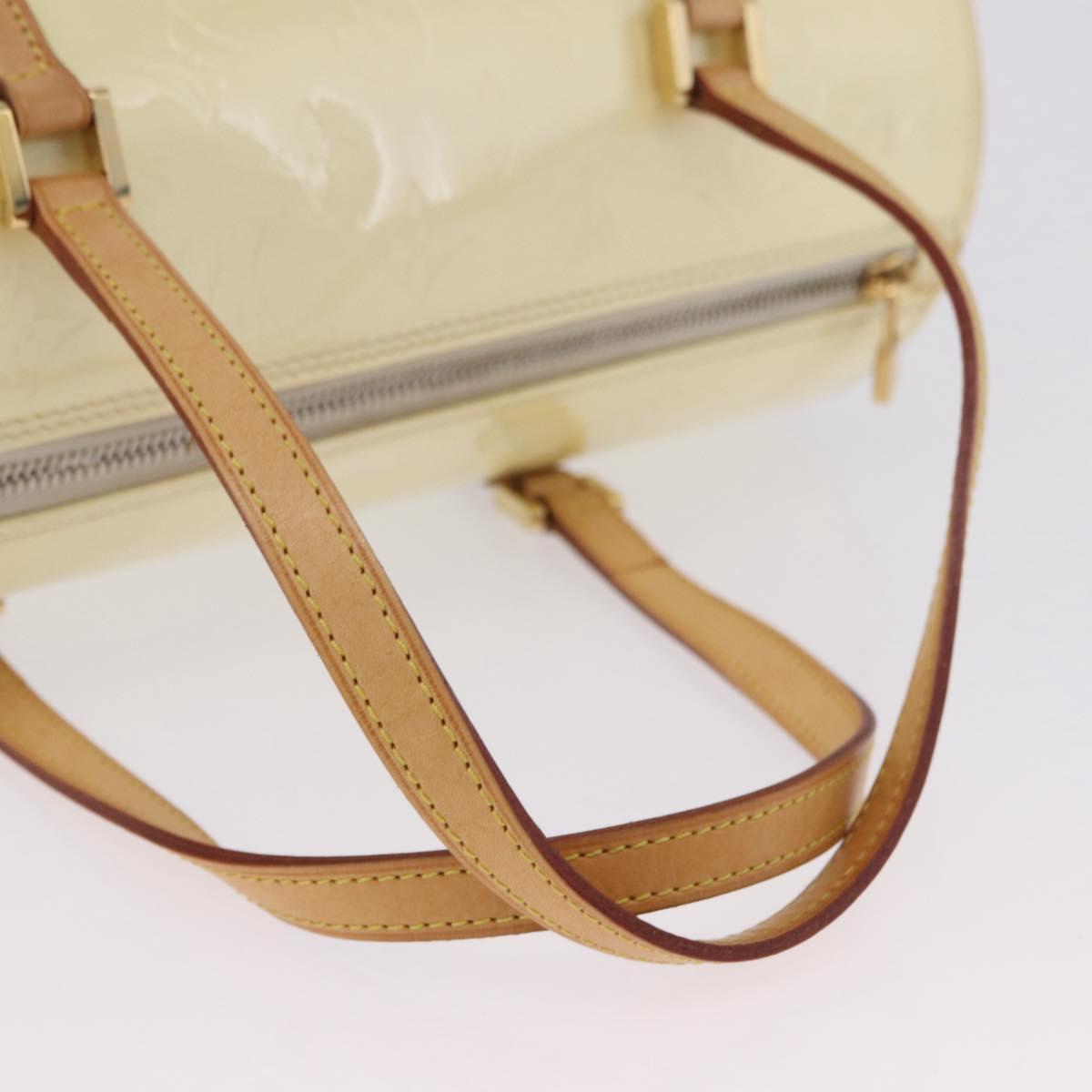 LOUIS VUITTON Monogram Vernis Bedford Hand Bag Perle M91006 LV Auth am12522V