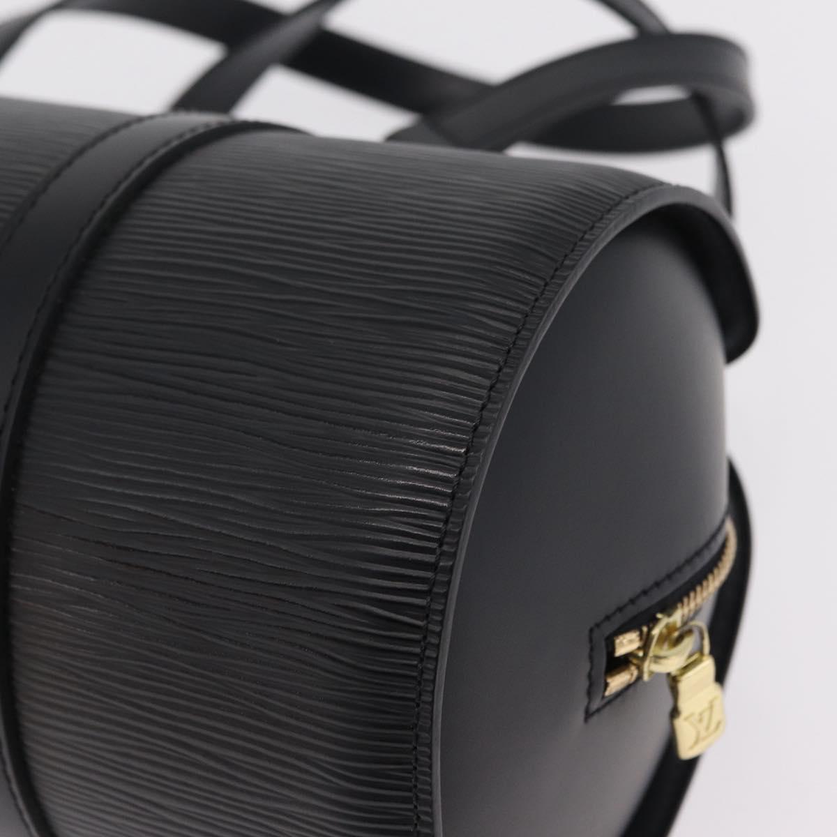 LOUIS VUITTON Epi Soufflot Hand Bag Black M52222 LV Auth am12523V