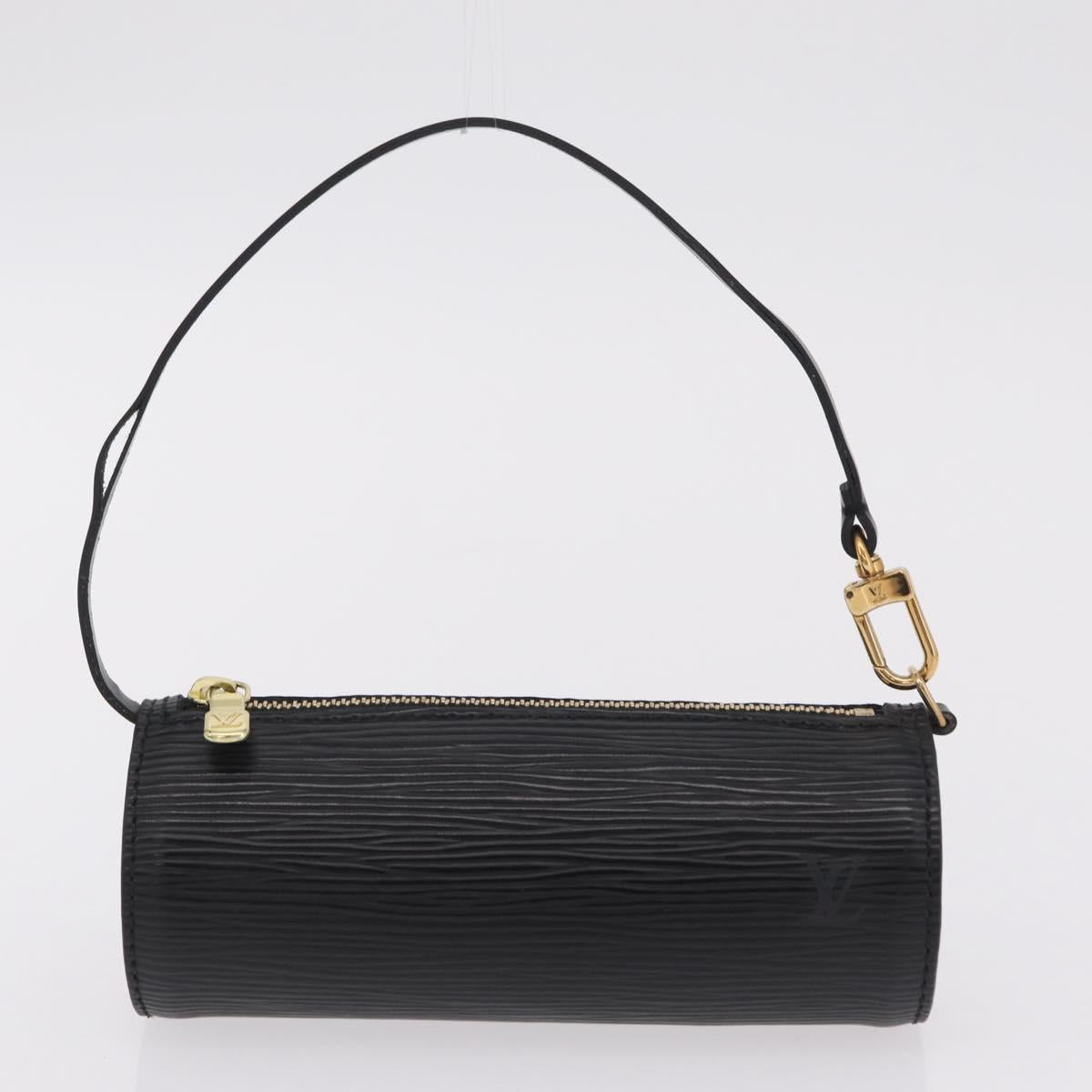 LOUIS VUITTON Epi Soufflot Hand Bag Black M52222 LV Auth am12523V
