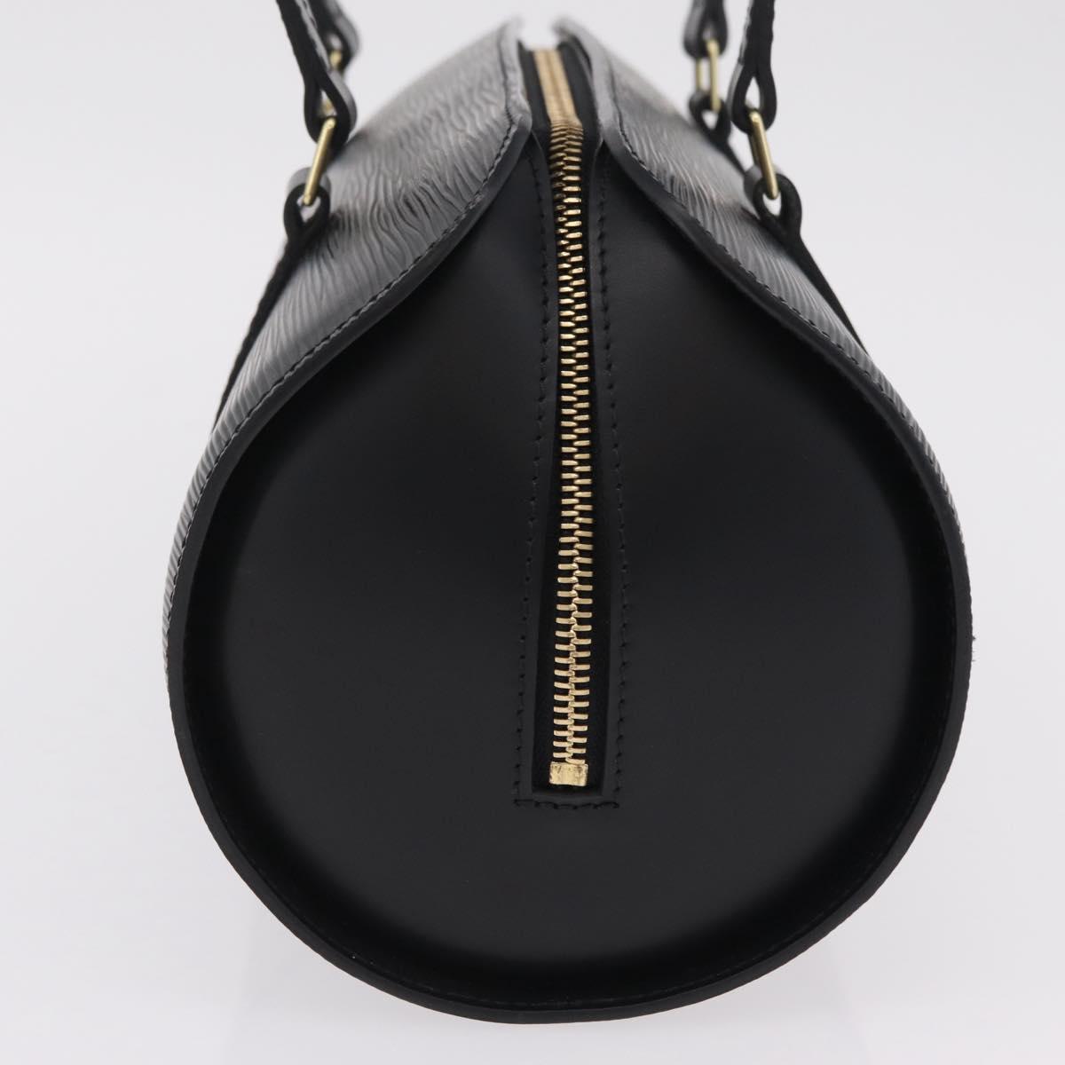 LOUIS VUITTON Epi Soufflot Hand Bag Black M52222 LV Auth am12523V