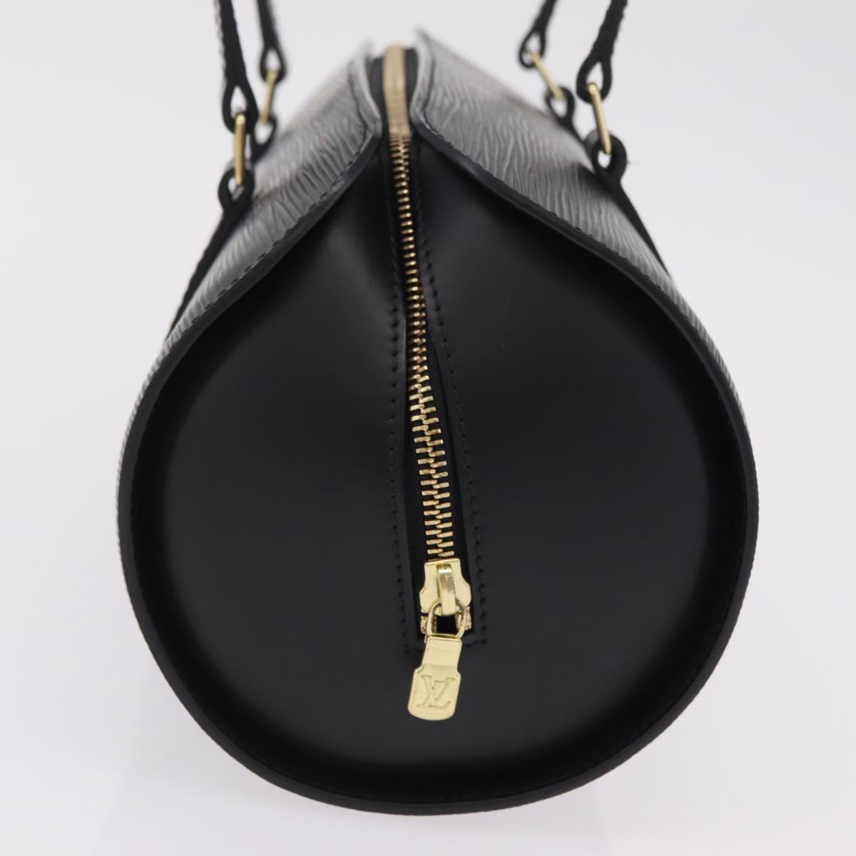 LOUIS VUITTON Epi Soufflot Hand Bag Black M52222 LV Auth am12523V