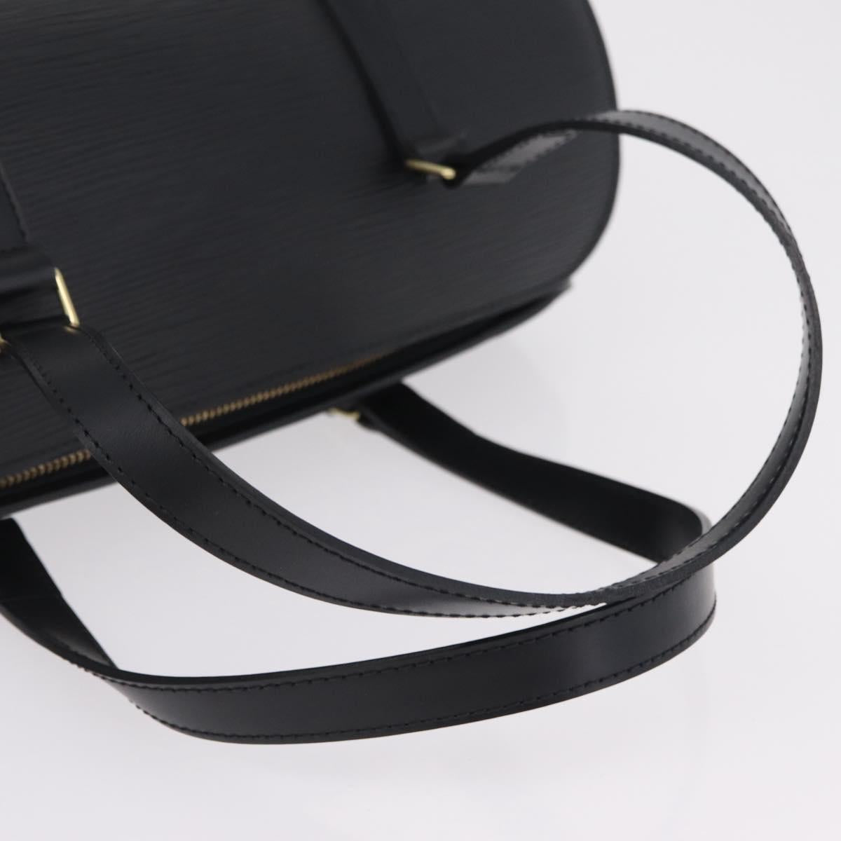 LOUIS VUITTON Epi Soufflot Hand Bag Black M52222 LV Auth am12523V