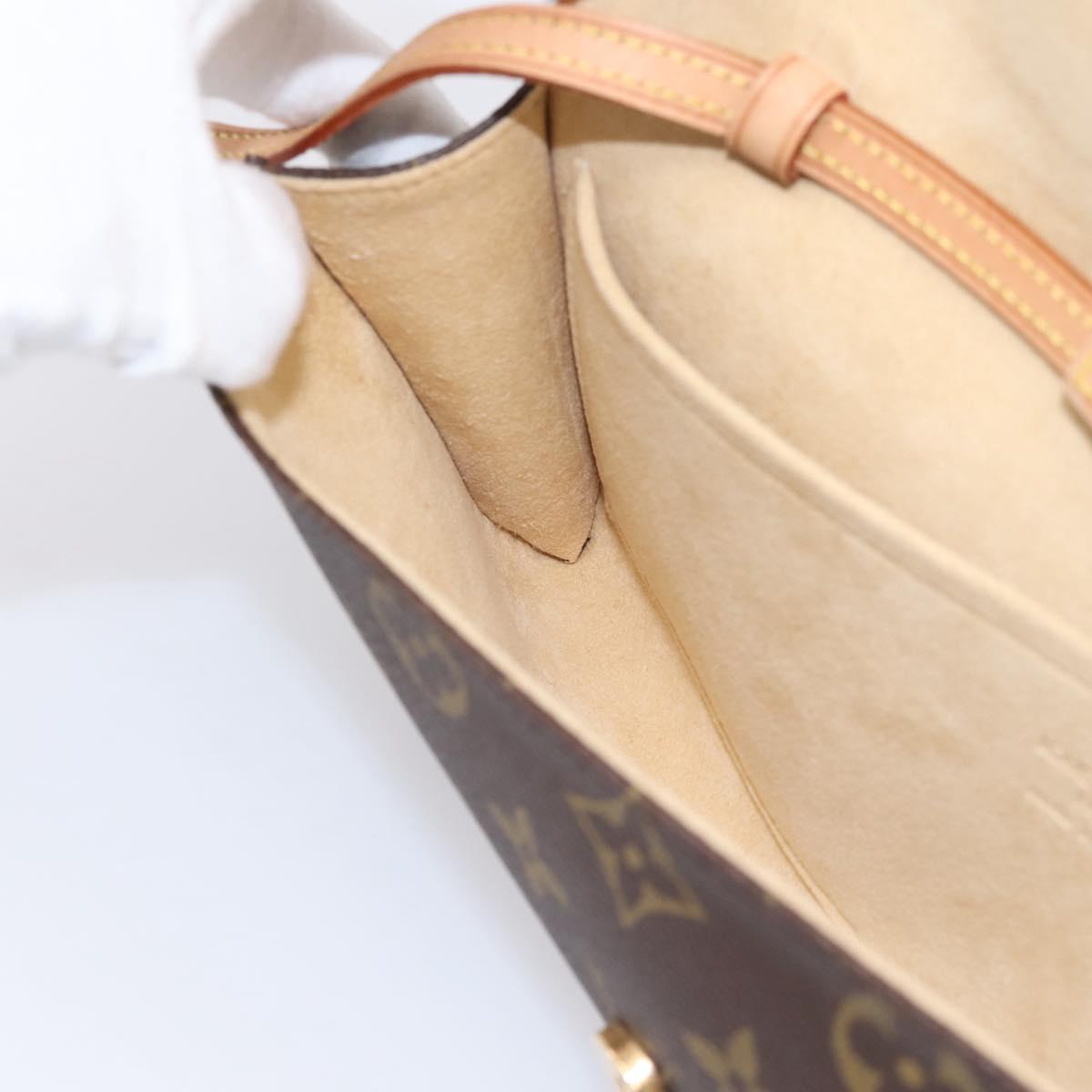 LOUIS VUITTON Monogram Pochette Twin GM Shoulder Bag M51852 LV Auth am12527V