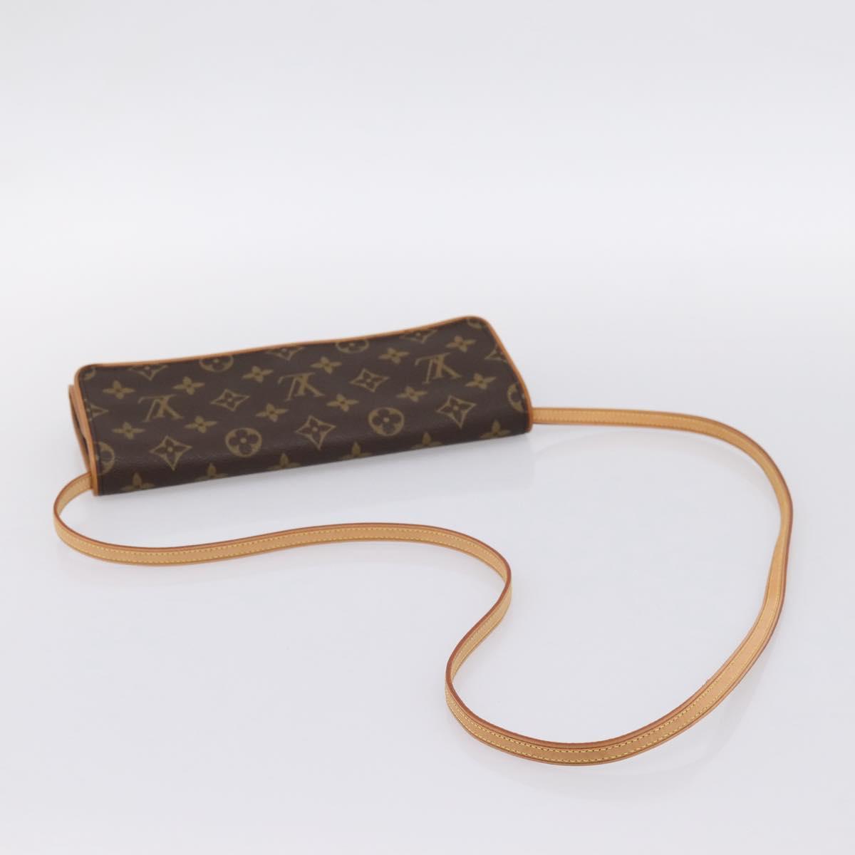 LOUIS VUITTON Monogram Pochette Twin GM Shoulder Bag M51852 LV Auth am12527V