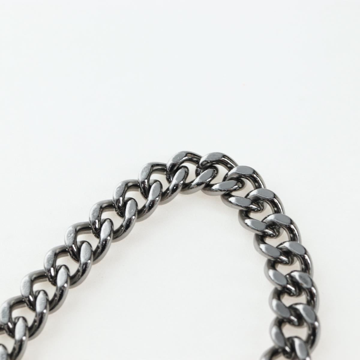 Stella MacCartney Chain Falabella Bag Suede Black Silver 371223 Auth am12535V