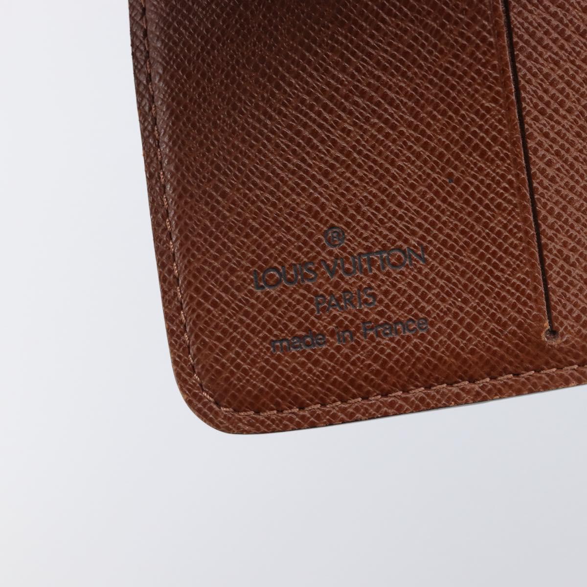 LOUIS VUITTON Monogram Compact Zip Wallet M61667 LV Auth am12547V