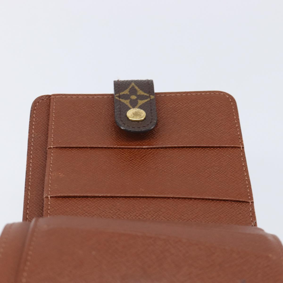 LOUIS VUITTON Monogram Compact Zip Wallet M61667 LV Auth am12547V