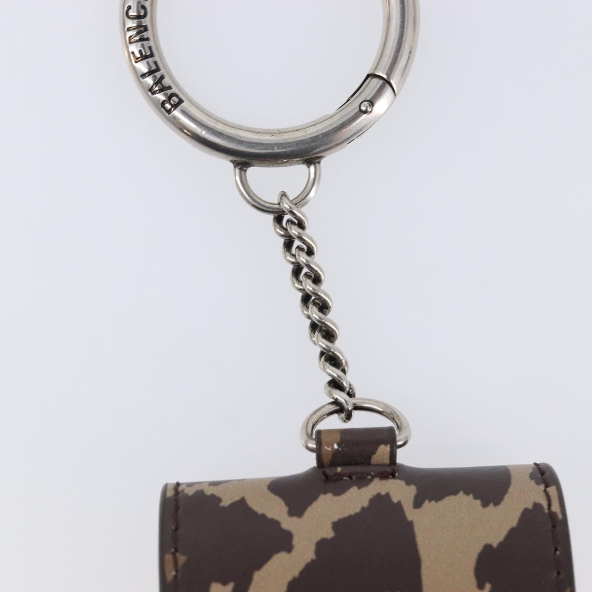 BALENCIAGA Camouflage AirPods Case Earphone case PVC Beige Brown 655679 Auth am12549M