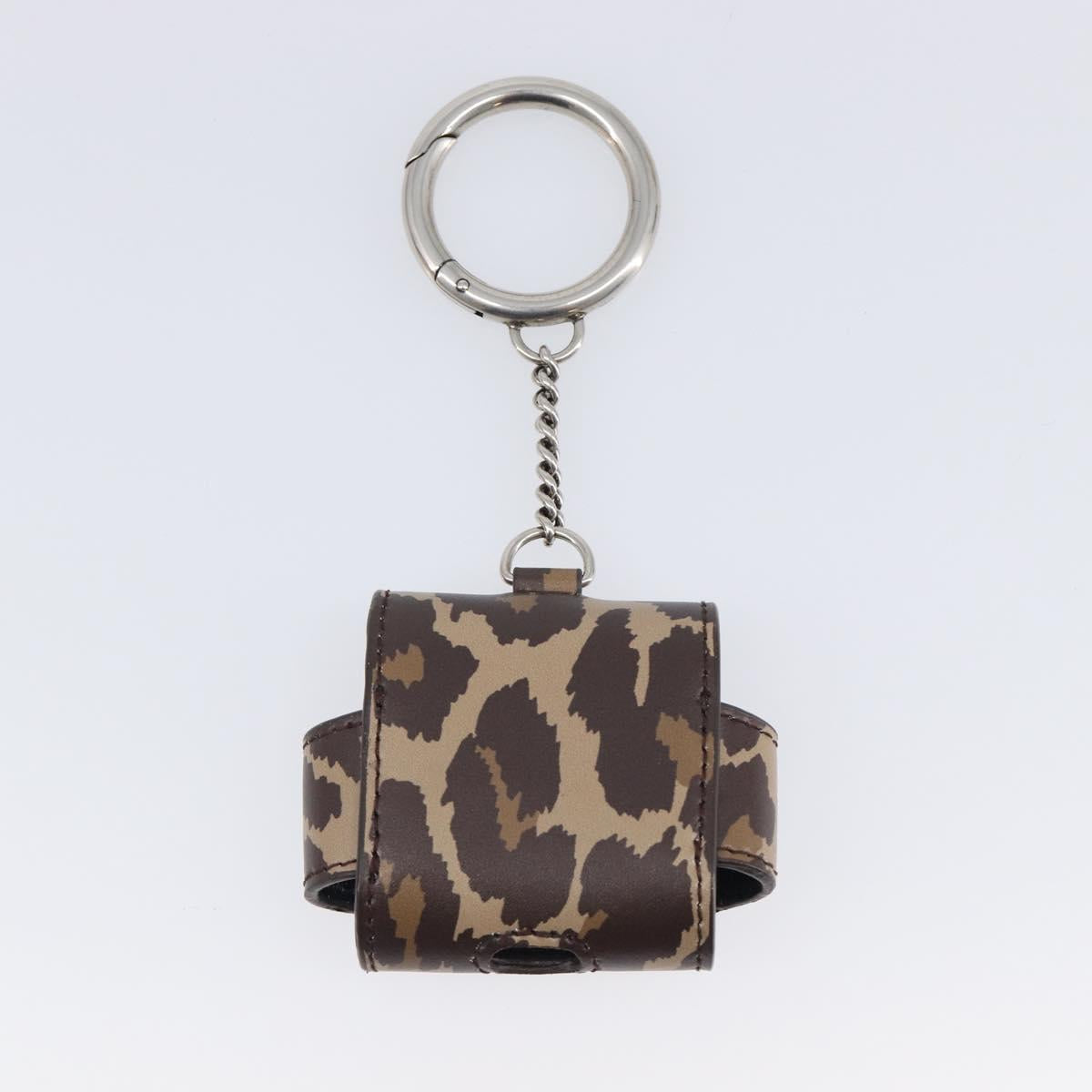 BALENCIAGA Camouflage AirPods Case Earphone case PVC Beige Brown 655679 Auth am12549M