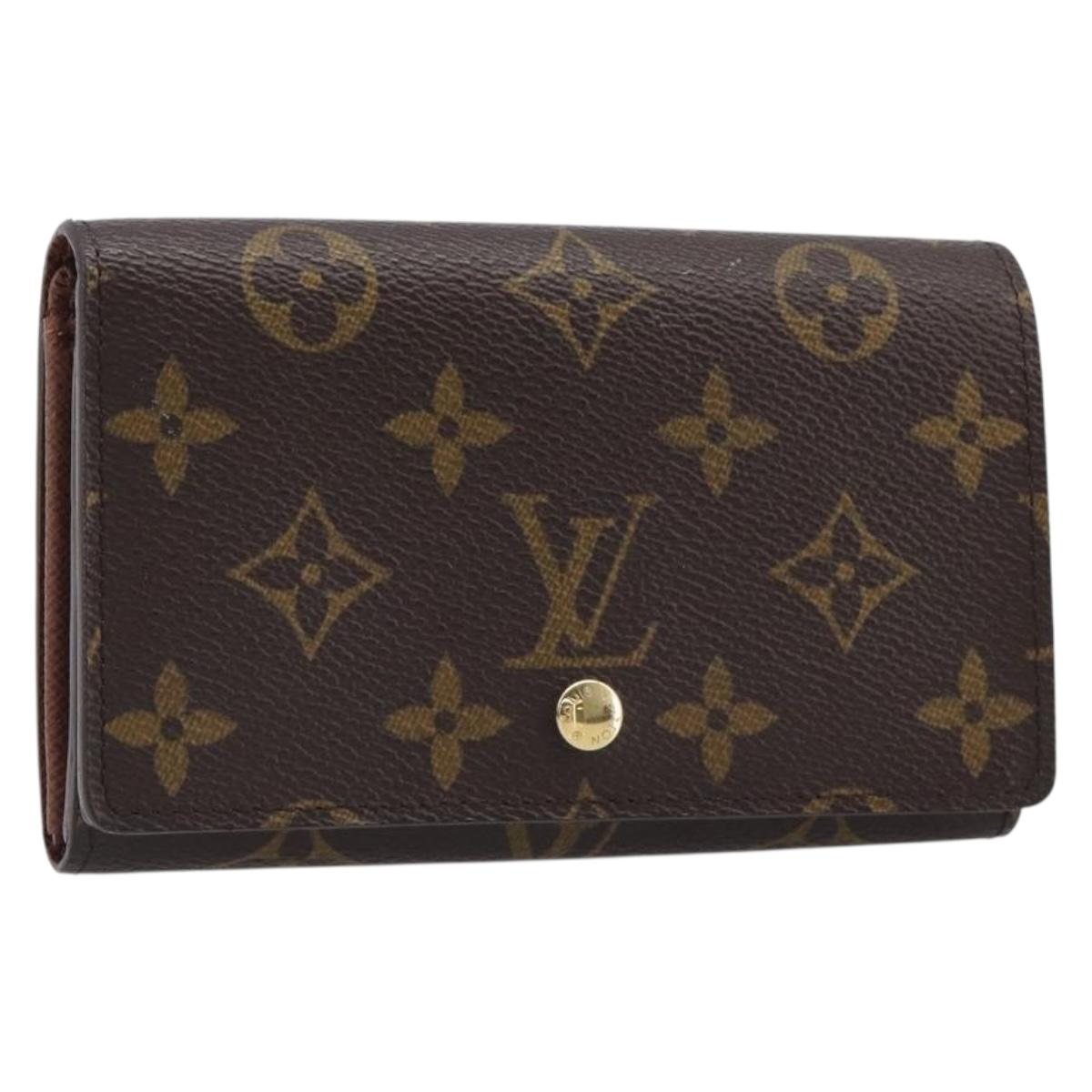 LOUIS VUITTON Porte Monnaie Billets Tresor Wallet M61730 LV Auth am12559V